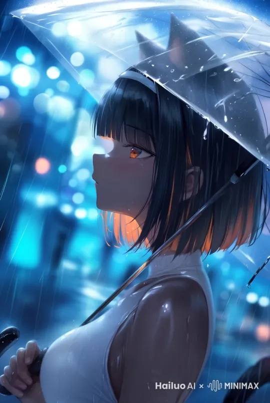 Animated Wallpaper effect,virtual youtuber,Added blink animation,light animation,Static Art into Dynamic 2D illustrations.

 by Hailuo AI Video Generator