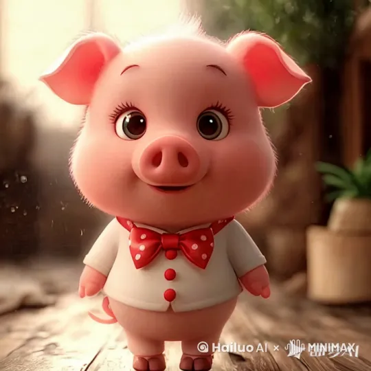 让小猪开口说话 by Hailuo AI Video Generator