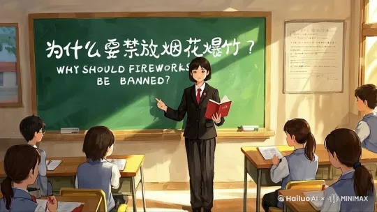 老师言行文雅端庄大方，动态自然顺畅丝滑，平稳运镜，保持人物形象的一致性，不出现任何多余的内容。不出现卡顿、模糊、变形、毁容、低质量、扭曲、拼贴、粘黏。 by Hailuo AI Video Generator