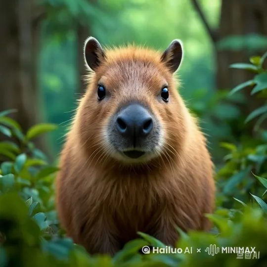 一只可爱的卡皮巴拉 by Hailuo AI Video Generator