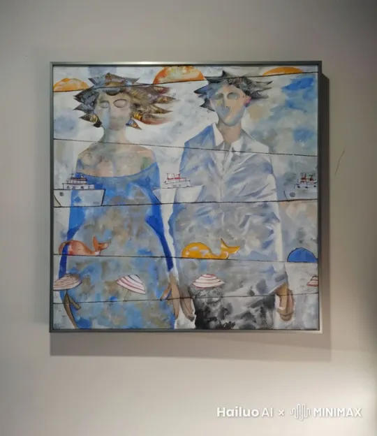 我是个男人，有一个画室，我不出镜，仿佛拍摄一段纪录片，展现我创作这幅画的全过程，时长最好有十五秒。 by Hailuo AI Video Generator