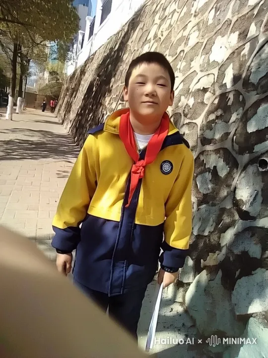 让图中的男孩摔跤 by Hailuo AI Video Generator