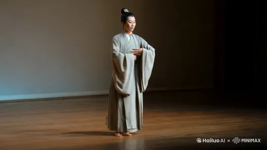独角戏，儒道佛三教合一，追求真正的人生之境， by Hailuo AI Video Generator