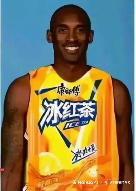 让一群人拿着香肠，喂到他的嘴里，并在喂的过程中让香肠爆炸爆炸出特别特别多的酸奶。又有一群人拿着黄瓜和茄子伸向他微微一笑。 by Hailuo AI Video Generator