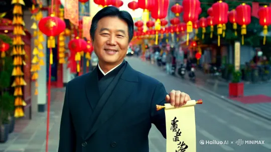 40 岁男人的春节祝福 by Hailuo AI Video Generator