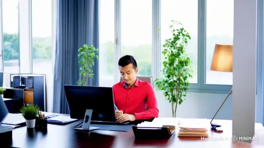 全景:现代化的办公室内,秘书小玉坐在办公桌前,电话铃声突然响起,她迅速接起电话,脸上带着职业性的微笑,说道:“李总,您的电话,是全通公司曾总,他说最近有一款叫做飘邈之旅的手机游戏上线,引起了各方注意……”
by Hailuo AI Video Generator