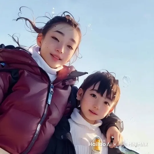 在一片荒芜的末日世界，天空被厚重的乌云笼罩，呈现出灰暗压抑的色调。两位身材高大的人类，全身紧密包裹着充满科技感和金属质感的机甲，机甲表面有着磨损的痕迹和战斗留下的伤疤。他孤独地在堆积如山的废弃机械和破败建筑残骸中艰难行走，脚下是杂乱的碎石和生锈的零件。阳光偶尔从云层的缝隙中投射下来，形成一道道强烈的光柱，照亮他坚毅的身影。画面细节丰富，具有强烈的电影质感，光影对比鲜明，突出人物的立体感和环境的破败感。 by Hailuo AI Video Generator