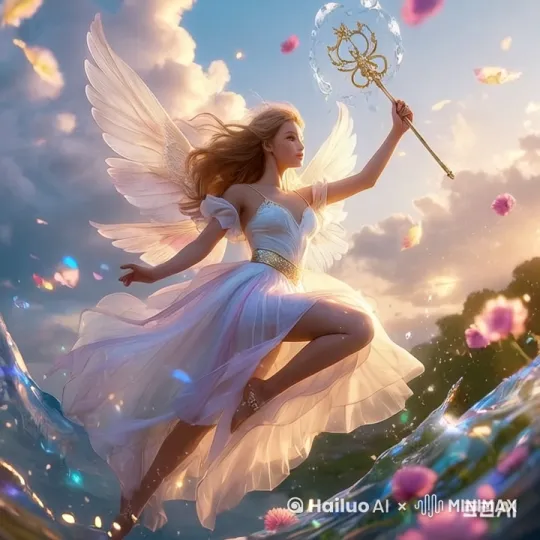 恶魔来临，天使也在逃亡 by Hailuo AI Video Generator