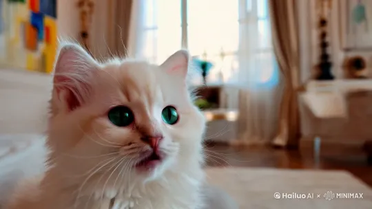 小猫说话 by Hailuo AI Video Generator