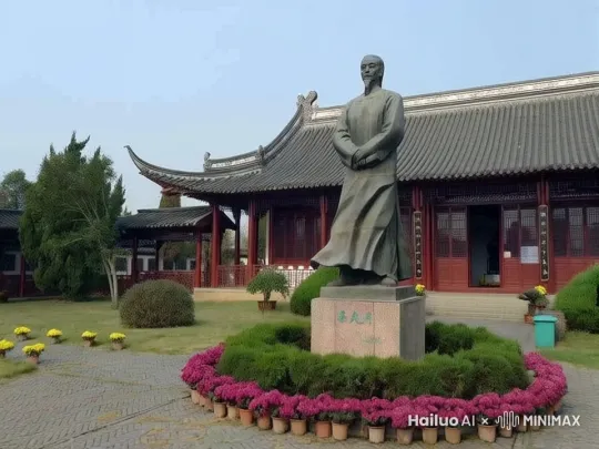 人物雕像保持不变，镜头向前推进 by Hailuo AI Video Generator