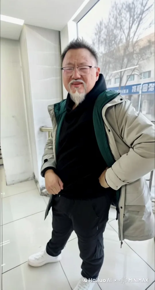 在这个充满未来感的城市街头，图中男人换上高科技的紧身战衣，静静地走在人群中。他的服装设计独特，胸部的红色光点和蓝色装饰闪耀着异彩，仿佛他身上融合了机械与生物的力量。

视频中的场景随着他的步伐逐渐展开。周围的城市环境充满了未来科技感：闪烁的霓虹灯牌、空中飞行的无人机、街道上行驶的自动驾驶汽车，以及建筑物上投影的全息广告，仿佛每一处都充满着创新与智能。他穿梭在这片繁忙的都市中，仿佛是未来世界的守护者，时刻准备迎接新的挑战。

随着镜头切换，角色的动作愈加果断，他在这座城市中与各种高科技设备互动，展现出无与伦比的智慧与力量。视频的节奏逐渐加快，未来感十足的背景音乐让整个场景更加紧张刺激，仿佛预示着即将展开的惊心动魄的冒险。 by Hailuo AI Video Generator
