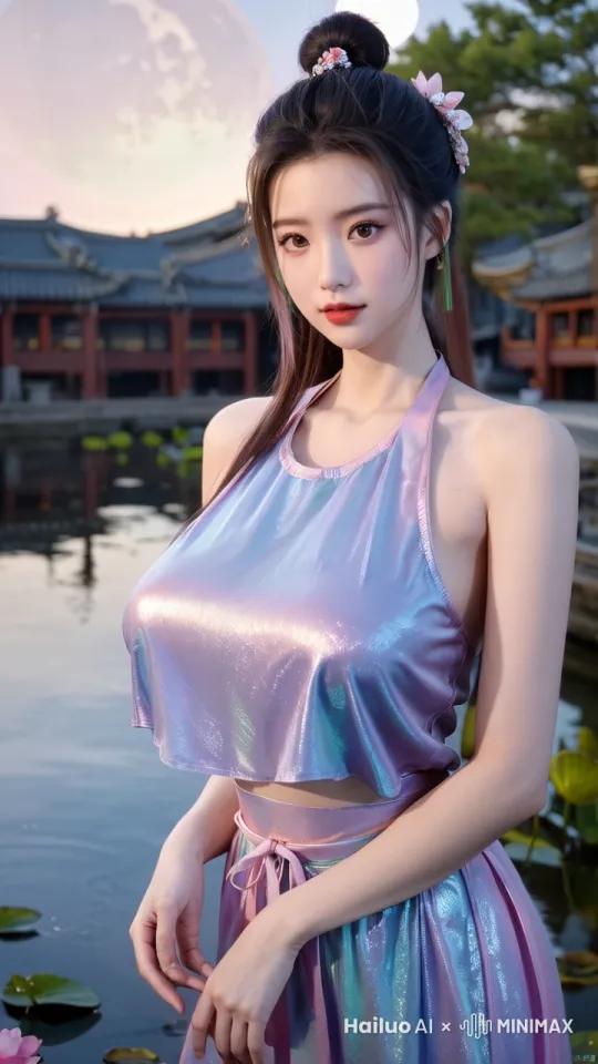 双手比爱心🫶， by Hailuo AI Video Generator