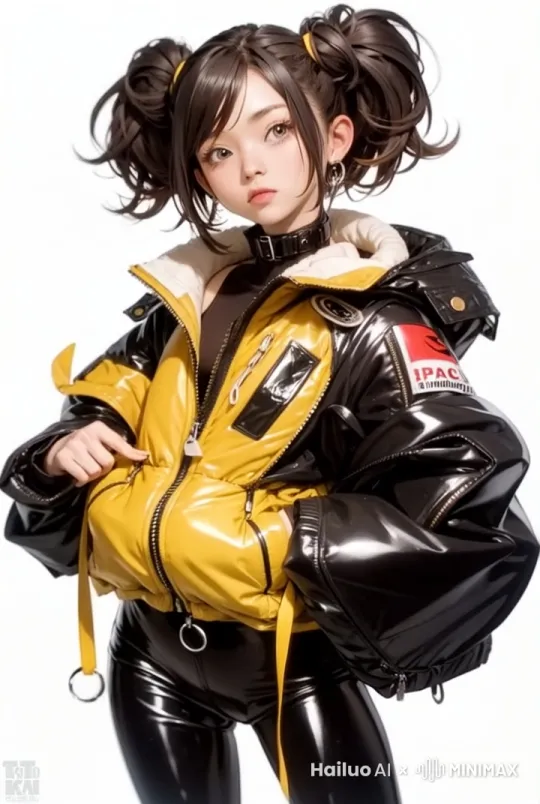 让图片中的女孩动起来。女孩面微笑着对着镜头做出一个比心的手势 by Hailuo AI Video Generator