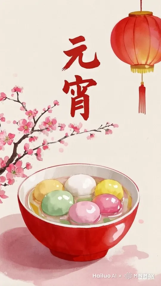 丸子在碗里上下轻微浮动 by Hailuo AI Video Generator