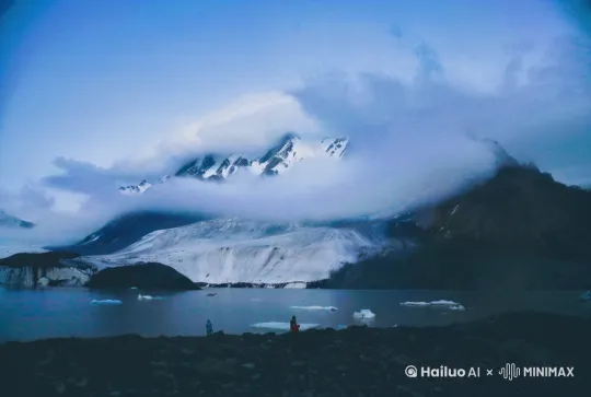 让云雾环绕博格达山，让画面动起来 by Hailuo AI Video Generator
