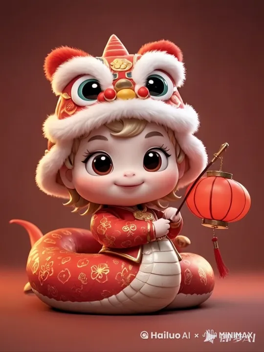 蛇年行大运，财源滚滚来
蛇年行大运，财源滚滚来。愿你在新的一年里，事业蒸蒸日上，家庭幸福美满，身体健康如蛇行流水，财源广进似蛇舞春风。祝你蛇年行大运，财源滚滚来！ by Hailuo AI Video Generator