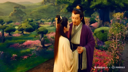 梁山伯与祝英台的画面。 by Hailuo AI Video Generator
