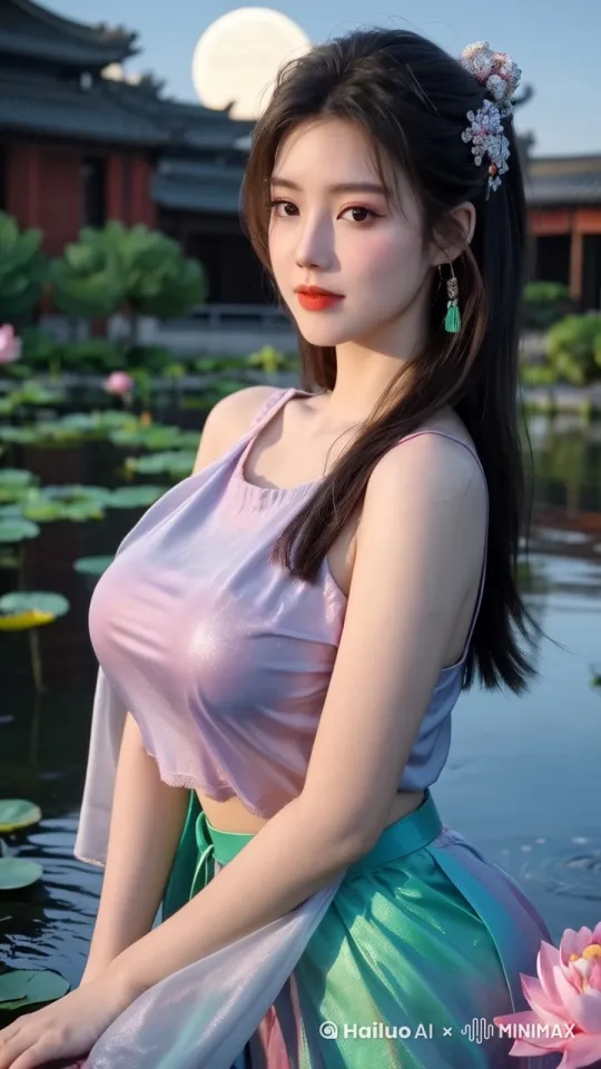双手合十祈祷动作 by Hailuo AI Video Generator