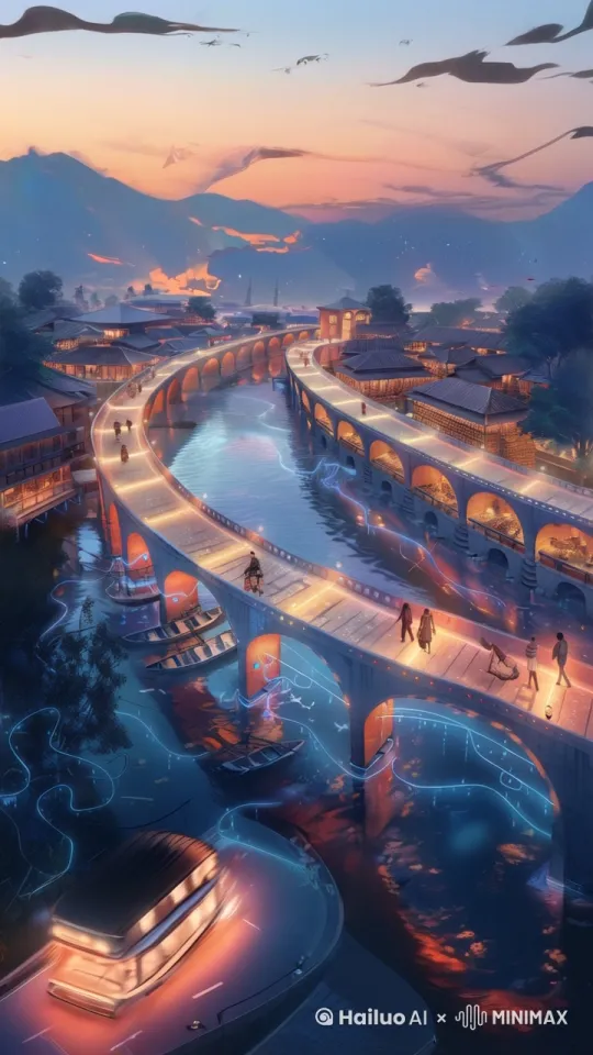 繁华景象 by Hailuo AI Video Generator