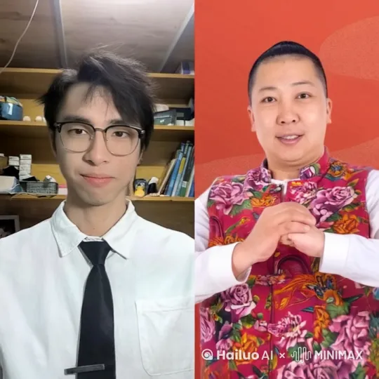 图片中的两个人深情拥吻 by Hailuo AI Video Generator