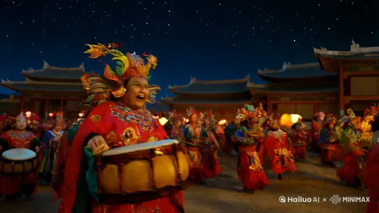 妖谷城众妖过春节 by Hailuo AI Video Generator