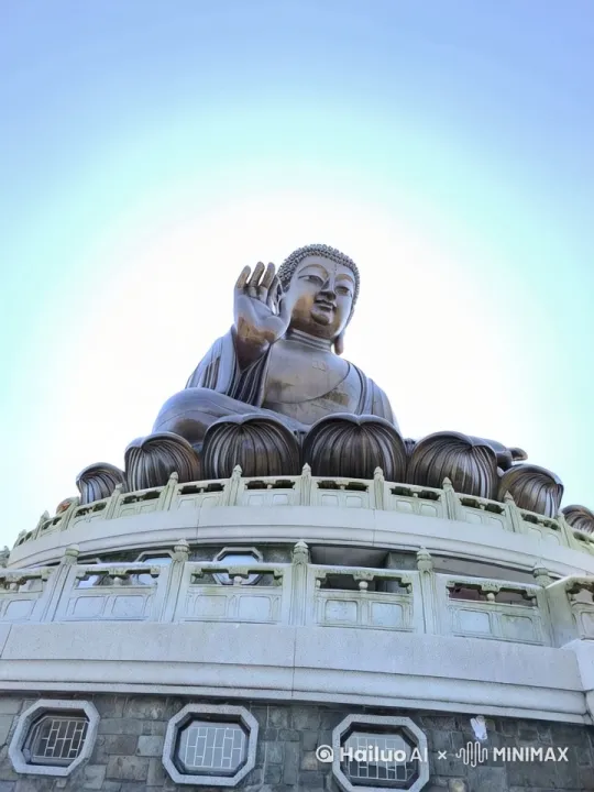 佛祖向大家拜年，祝大家发大财 by Hailuo AI Video Generator