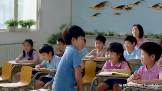 夏季，蝉鸣聒噪。
一年级（3）班，孩子们都在安静听着老师讲课。
“今天花一节课来讲讲你们爸爸妈妈的故事吧，有谁愿意分享呢？”
鸦雀无声
“嗯～没有吗？那老师随机叫咯！”
“张景予！”
趴在桌子上画画的男孩缓缓抬起头随后站起来，老师笑眯眯的看着他：“张景予，你愿意和大家分享你爸爸妈妈的故事吗？”
名为张景予的男孩愣了一下，随后开口，“我叫张景予，我的爸爸叫张宇，我的妈妈叫周琦安…”
2015 .9.12 秋
“张宇，等大学毕业了我们就结婚，好吗？”
“好。”
张宇很早就喜欢周琦安了，那年少女一袭白裙，坐在钢琴前，纤纤玉指落在了琴键上，弹的恰好是张宇最喜欢听的钢琴曲《秋日私语》。曲落，少女起身对着观众席微微鞠了个躬，似是察觉到张宇在看着自己，她与他对上眼，对他微微一笑，这一笑，张宇彻底陷进去了，此后不可自拔。他向同学打听了周琦安的名字班级，知道她的成绩好，于是便放下了玩心，每天刻苦学习，就为了能追上周琦安的脚步，和她考上同一所高中。
“张宇，你已经追了我这么久，我拒绝过你很多次”周琦安叫住了刚给她递完早餐的少年。
张宇深吸了一口气，“周琦安，我知道你想说什么，但是我就是喜欢你啊…我不会放弃”
“张宇，你做的这些，都有在注意，你对我的好我也都放在心上，今天我想给你一个明确的回复。”
张宇背过身子，像个小孩子般捂住耳朵，“你别说了，我不听，你别说了！！”
“张宇，我们试试吧”
“什…么？”
“我说我们试试吧。”
2014.六月份 夏
他们毕业了。
“张宇，你高考志愿填的什么”
“夏城医科大学”
九月份，张宇如愿考上夏城医科大学，周琦安考上他隔壁的传媒学院。二人每天都煲电话粥，这么久了，好像每天都在热恋期。
2018年，张宇向周琦安求婚了，二人决定到了法定年龄便去领证。
毕业后，周琦安去了一家报社当编辑，张宇则去了夏城的人民医院工作。
2019 年两人领证了，不久又办了婚礼，婚礼的来宾都是他们的初中同学和老师。婚后不久，周琦安很快便怀孕了。
“今天忙吗？”
“老婆，最后一台手术，做完就回去陪你。”
“好，宝宝说想吃小龙虾啦！”
“好，回去就给你带。”
晚上十点，张宇提着一盒小龙虾回到了二人的小家，周琦安坐在沙发上睡着了。张宇宠溺的笑了笑，随后放下小龙虾走到沙发前弯腰要把她抱起来。
“老公你回来了。”周琦安皱了皱秀气的眉头，睁开眼。
“困了怎么不知道先进去睡觉呢？笨蛋。”
“这不是在等我的小龙虾嘛～宝宝可馋了一天呢！”
“小馋猫。”
2020年一月份，疫情爆发，张宇被叫去武城前线支援。彼时的周琦安要生了。
“张主任，今天又被送进来一波阳性的人员。”
“知道了，我过去看看”
医院内，全是带满口罩的人，不少被感染了的病患家属坐在椅子或地上哭。染上了这病毒啊，连见面都得隔一层玻璃。
短短一个月，张宇的头发白了不少，脸上全是口罩的印子，脸色也憔悴了不少，视频里，周琦安心疼极了。
她鼻子一酸，“你说这疫情到底什么时候是个头啊…张宇，我好想你，肚子里的宝宝也好想你。。”
“很快就会结束的。老婆，你预产期就在这一个月，多注意，照顾好自己，好了我这边走不开了，先挂了。”
张宇挂了视频后便急匆匆的赶到病房，一个小男孩没戴口罩坐在病床上玩着小汽车。
“小朋友，你生病了，口罩要带哦”
张宇边说边拿出一个新的一次性口罩要给小男孩带上
不料小男孩接过口罩直接扔在地上，“我才不要这个口罩，我要哥哥的口罩！”他伸手把张宇的口罩拉了下来
“张主任！”
张宇慌忙把小男孩手上的口罩拿走带上
“吼什么，我没事。”
张宇被隔离了。他拨通了周琦安的电话，“喂，琦安，我被感染了。”
“张宇，你在开玩笑对不对，你怎么会被感染呢，你不要吓我”
“放心，我没事的，你照顾好自己就行。”
张宇在里面几天都和正常人一样，每天都吃药抗体。张宇突然发烧了，一直咳嗽，呼吸不上来。
“不好了，张主任出事了！”
张宇被推到抢救室，医生们围在面前给他抢救，都在祈祷着张宇不要出事。可…上天偏偏爱开玩笑，张宇牺牲了。
“喂，琦安姐，张主任…”
“他怎么了，说啊！”
“对不起，琦安姐，张主任牺牲了，我们没能抢救过来。”
啪
手机掉在了地上，周琦安瞪大的双瞳里落下了泪水，有一瞬间她说不上话，只感觉肚子好疼，心好疼。
周琦安被送到医院的产房，她要生了。时针一分一秒过去了，一小时后，周琦安成功生下了一名男婴。还没来得及看他周琦安便急着要去找张宇。
“放开我！你们都是骗子！我要去找张宇！我不信他死了，我要去找他 我要去找他…”她的声音一点点变小，最后变成了小小的抽泣声。
一个月后，张宇的遗体火化了，周琦安看着张宇被推到火炉里一点点烧成灰烬。明明那么大一个人啊，最后就装在了一个小盒子里。
“向张宇同志敬礼！”
周琦安，你不该哭的，你的丈夫他是英雄。
张宇，你放心，我一定会好好把我们的孩子养大。
“老师，我爸爸妈妈的故事我 by Hailuo AI Video Generator