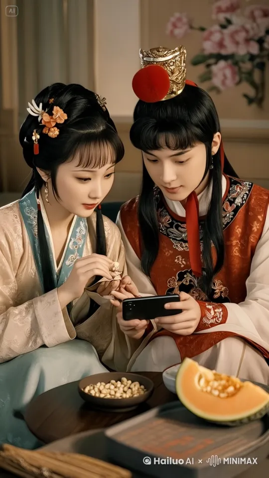 林黛玉和贾宝玉互相拳打脚踢 by Hailuo AI Video Generator