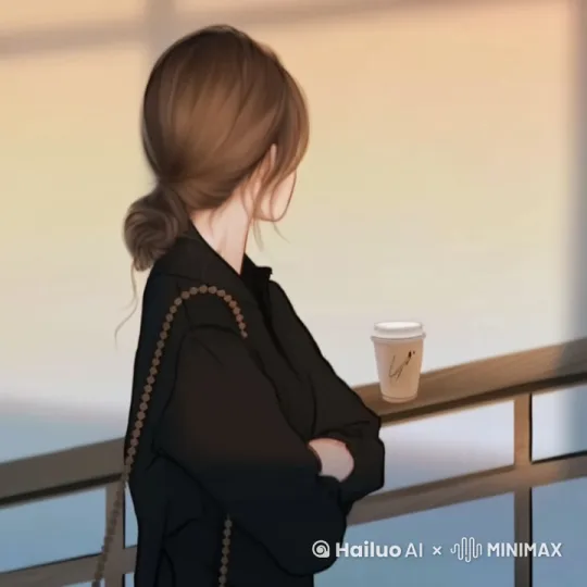 拿起奶茶喝了一杯。 by Hailuo AI Video Generator