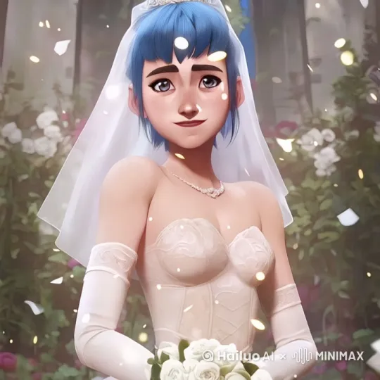 微笑然後流淚，抹去淚水再點頭，最後閉目臉紅了。 by Hailuo AI Video Generator