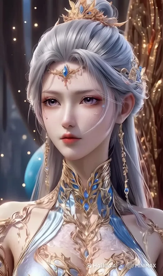 委屈到快要哭了，有个往前走的抖动姿势 by Hailuo AI Video Generator