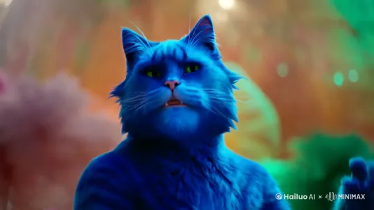 帮我制作一段蓝猫唱《乌梅子酱》的视频 by Hailuo AI Video Generator