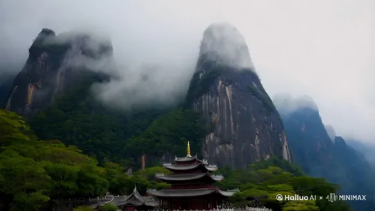 武功山音乐风景视频 by Hailuo AI Video Generator