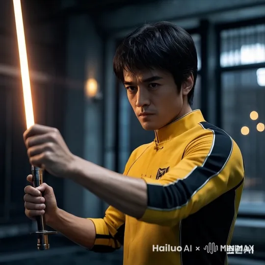 希区柯克变焦，人物拉近 by Hailuo AI Video Generator