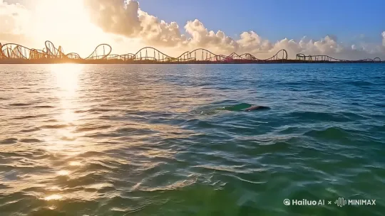5分钟海洋公园视频 by Hailuo AI Video Generator