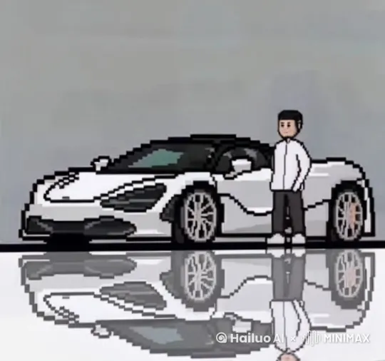 人开着车 by Hailuo AI Video Generator