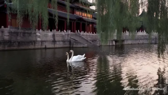 大明湖畔 by Hailuo AI Video Generator