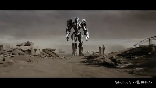 机甲死神，威风凛凛走向尽头 by Hailuo AI Video Generator