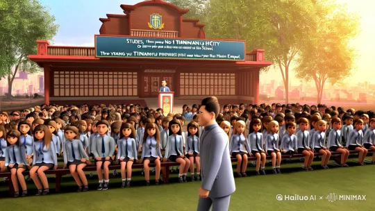 【僵尸吃掉了你的脑子】
蓝星，华夏帝国，天府省，青羊市。
青羊第一中学的操场上，此时正聚集着百余名高三学子，他们端正的坐在长椅上，倾听着主席台上王维校长的讲话。
“同学们，三年的时光转瞬即逝，相信你们也无时无刻不在期待着今天的到来，经过三年的学习，我相信，你们已经做好了成为职业者的准备。”
“今天，是你们觉醒职业的日子，我想你们也一定比我更加激动，但不论各位同学觉醒出何种职业，都不要妄自菲薄，在这个世界上，没有废物的职业，只有如废物一般的人。”
“曾经，有人觉醒出强大的隐藏职业，却沾沾自喜，不求上进，最终沦为废人；但是，也曾有人觉醒出毫无战斗力的厨师职业，却凭借自己的不懈努力，成为了让所有人都需要仰望的九转食神。”
“所以同学们，你们的未来，尽在你们各自手中，好了，废话不多说，现在，觉醒仪式正式开始！”
魏小粟遥遥眺望着主席台方向，目光闪动，心绪也是格外激动。
他穿越到蓝星世界已经整整3年了，对这里的一切也都十分了解。
三百年前，蓝星在一夜之间出现了大大小小数千座空间漩涡，这些空间漩涡又连通着另外一个世界，被称之为-秘境。
而在秘境出现以后，原本的蓝星世界规则也发生了巨大的变化，尤为明显的便是数据化。
当然，也可以用一种通俗易懂的说法来解释，那就是游戏入侵现实。
通关秘境，斩杀异兽，得到经验值，提升等级与实力。
在秘境出现的初期，无数强大的异兽汹涌而出，对全人类造成了不可计量的损失，人类的身体素质对于异兽来说，脆的就像一张薄薄的纸。
但是在无数人族先辈们不顾生死的前仆后继下，才终于以极其惨重的代价将逃出秘境的异兽剿灭，这才有了如今相对安定的生活。
而人族先贤能够战胜异兽最大的倚仗，便是觉醒职业，然后提升等级，完成最终的转职目的。
经过了三百年的发展，人类也总结出了一套能够百分百觉醒职业的方法，虽然觉醒的职业无法控制，但人人皆可成为职业者，已经是极其恐怖的成就了。
觉醒职业的强弱，与高中三年来的学习成绩也是有着最为直接的联系，学霸觉醒出强大职业的几率，那是肯定比学渣要高上不少的，否则如果全都看运气的话，那还学个鸟啊，不如直接躺平等到18岁看脸觉醒不是？
当然，偶尔也有学霸翻车，学渣逆袭的事情发生，不过每一年全球也很难发生一例这样的状况，几乎可以忽略不计。
主席台上，随着校长王维离开，几个阵法大师也开始联手构建阵法，数分钟后，一圈圈奶白色的魔法涟漪开始席卷整个操场，让人心潮澎湃。
王维重新回到主席台，满面红光，大手一挥，道：“高三一班的同学准备觉醒职业，请班主任维持好各班秩序。”
“高三一班-徐晓晴上台。”
徐晓晴作为高三一班的班长，成绩优异，同时也是公认的青羊第一中学三大校花之一，当她走上主席台后，场下顿时一片哗然。
“我靠我靠，快看，我女神上台了。”
“啊，晓晴还是那么漂亮，要是能让她做我的女朋友，就是折寿10年也愿意啊。”
“呵呵，你特么在想屁吃啊。”
“哎，该死的校服，什么也看不见。”
“纳尼？你想看什么？”
...
不仅仅是男生，还有更多的女生目光也落在了徐晓晴身上，但她们的目光或多或少都带着些嫉妒和羡慕的情绪。
“上一次月考，徐晓晴考了全校第二吧？”
“这还用说吗，有二班那个变态在，咱们晓晴女神还真就是万年老二了。”
“我草，我怎么把这茬给忘了，二班的班长据说高中三年，每次考试都是全年级第一，真特么不是人啊。”
“没错，他叫魏小粟是吧？真是狗一样的东西，害的我女神背了三年的万年老二称号，踏马的。”
...
听着周围的窃窃私语声，魏小粟嘴角忍不住的抽抽，他穿越之前学习成绩虽然也很不错，但远没有现在这般不当人，他的记忆力和应变能力，在穿越后都是出奇的变态。
 by Hailuo AI Video Generator