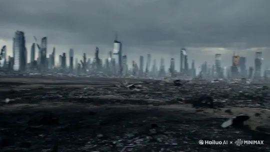 2030年  核战争爆发了   世界毁灭了全世界死了百分之九十九的人  剩下的也都是在苟延残喘     每个人都在为了活下去而努力 by Hailuo AI Video Generator