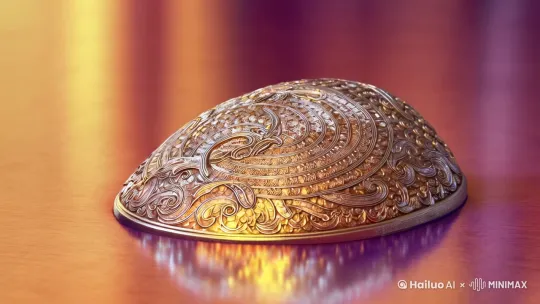 一个可爱的小元宝点开手机突然跳出一个财神，财神喜气洋洋送福财 by Hailuo AI Video Generator