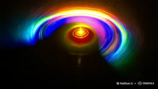 黑洞内的世界 by Hailuo AI Video Generator