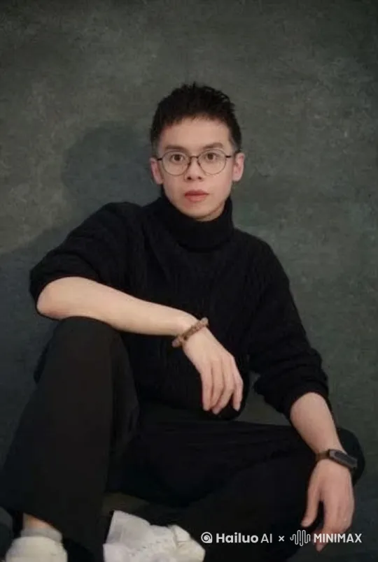 低角度仰拍，人物起身，镜头逐渐拉远，人物快步走进镜头，停住后单手插兜，微微抬起头，镜头由左向右横移动，人物整理自己的衣服，低头看向自己的左手，然后转身，镜头忽然拉远，换面消失，然后镜头突然推进，人物通体燃烧火焰，突然变装，变化成一名机甲战士，胸口红蓝色的能量环频频闪烁，人物脚底喷出火焰，身体缓缓升空，在空中停留一会，脚底喷出猛烈的火焰，飞向天空，划出一道美丽的彩虹弧线，消失在城市的上空 by Hailuo AI Video Generator