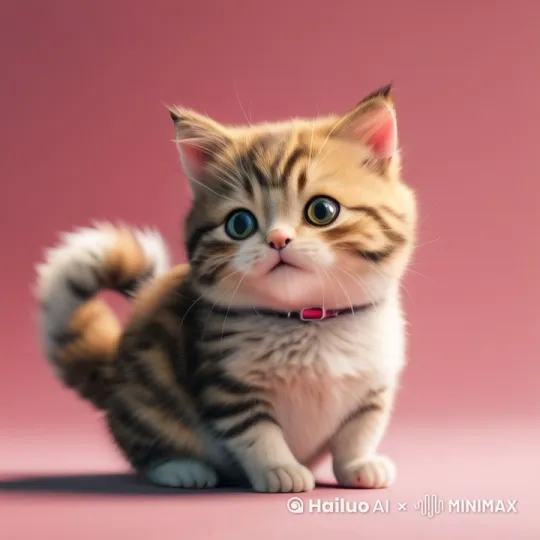 猫动起来捉蝴蝶 by Hailuo AI Video Generator