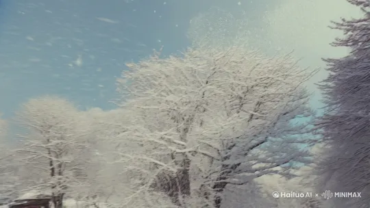 东风吹散梅梢雪，一夜挽回天下春，画面要充满诗意，元素不要太复杂 太鲜艳  也不要太单一  要充分体现立春时节的元素 by Hailuo AI Video Generator