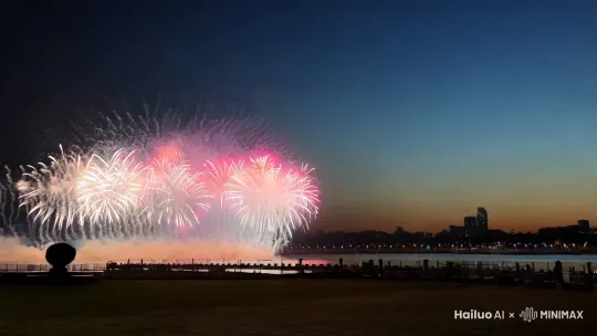 烟花绽放 by Hailuo AI Video Generator