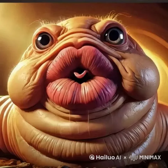 眼睛转来转去，头扭来扭去嘴巴一直动头360度旋转。 by Hailuo AI Video Generator