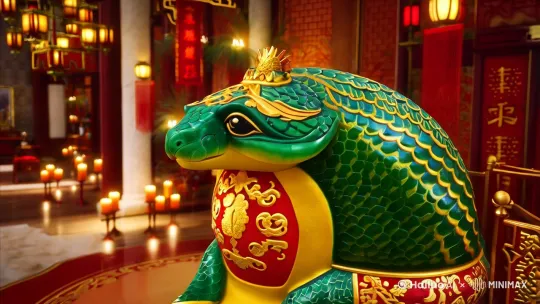 2025蛇年来了！🐍在这条“发财蛇”的带领下，愿你钱包鼓鼓像蛇吞象，股票涨得像蛇蜕皮，事业顺得像蛇游水，爱情甜得像蛇信子舔蜜糖！

祝大家新的一年里，财源滚滚来，烦恼统统甩，上岸成功，成为人生赢家！记住，蛇年不“毒”你，只“富”你！

最后，别忘了，蛇年不仅要发财，还要发福（身体健康） by Hailuo AI Video Generator