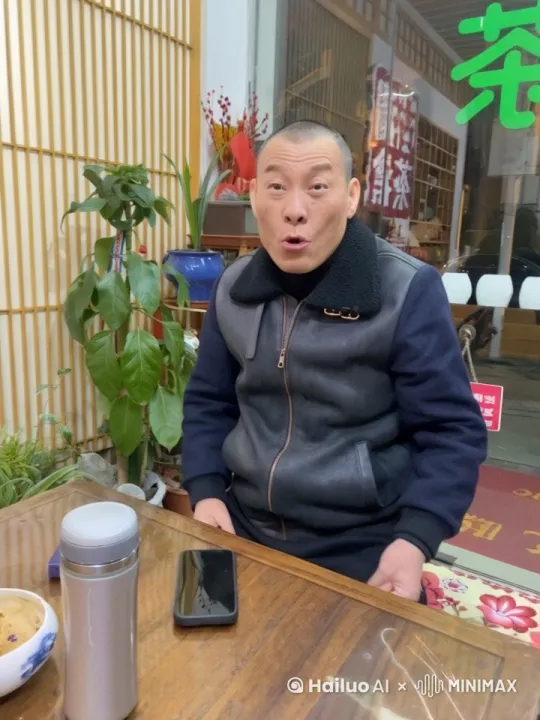 狠狠的打耳光，打得鼻青眼肿，嘴角流血 by Hailuo AI Video Generator