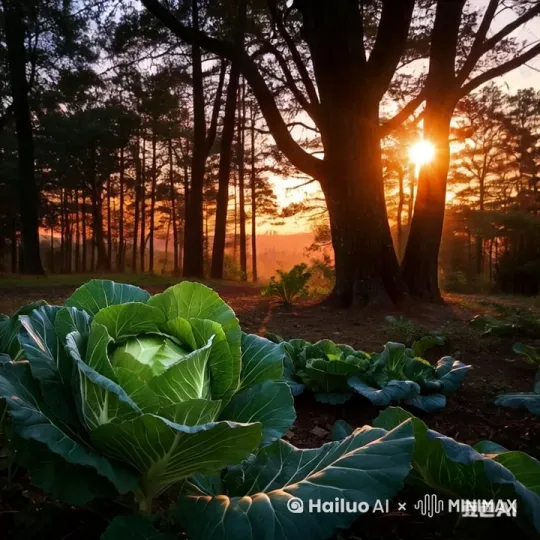大白菜丝滑变成一个两个月的宝宝， by Hailuo AI Video Generator